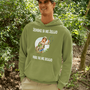 Kapucar Ribe Se Me Bojijo — tisk na majico