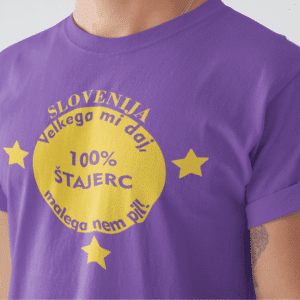 Majica 100% Štajerc — tisk na majico