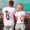 Majica Za Pare King & Queen — tisk na majico