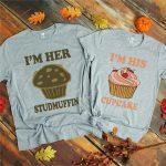 Majica Za Pare Studmuffin & Cupcake — tisk na majico