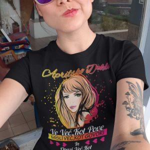 Majica Aprilsko Dekle — tisk na majico