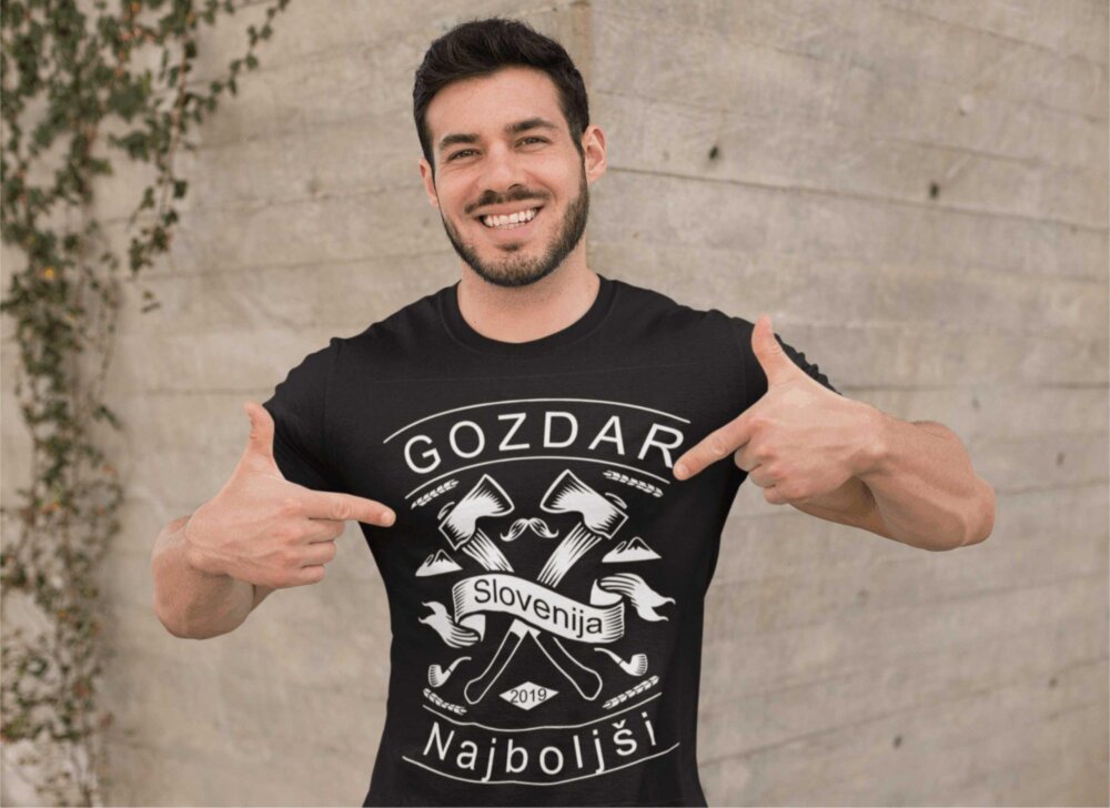 Majica Najboljši Gozdar — tisk na majico
