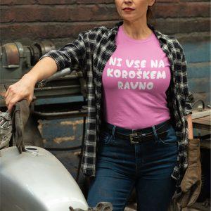 Majica - Ni vse na Koroškem ravno — tisk na majico
