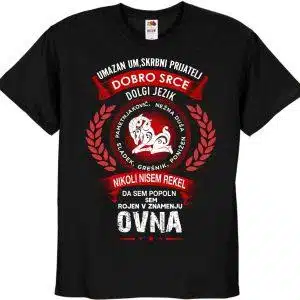 Majica Horoskop Oven — detajl natisa