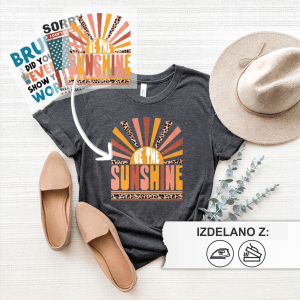 Izdelava DTF Preslikačev Po Želji | Pripravljen Za Uporabo, Več Podlag, Priročen, Domači Likalnik — tisk na majico