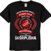 Majica Horoskop Škorpijon — detajl natisa