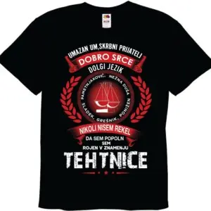 Majica Horoskop Tehtnica — tisk na majico