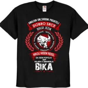 Majica Horoskop Bik — tisk na majico