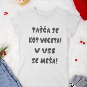 Majico - Tašča je kot vegeta v vse se zmeša — detajl natisa