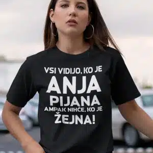 Vsi Vidijo, Ko Je [IME po želji] Pijana — detajl natisa