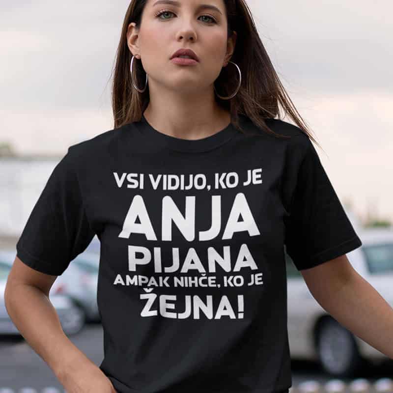Vsi Vidijo, Ko Je [IME po želji] Pijana — detajl natisa