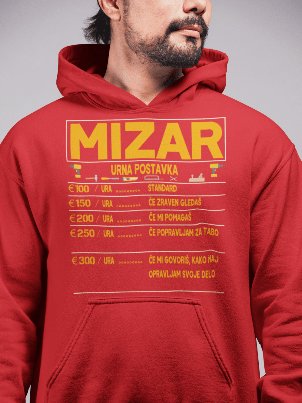 Kapucar Mizar Urna Postavka — detajl natisa