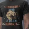 Majica Legendarni Ribič je Rojen Januarja — tisk na majico