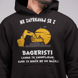 Kapucar Ne Zafrkavaj Se z Bageristi — tisk na majico