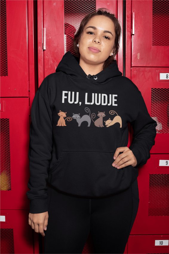 Kapucar Fuj Ljudje — tisk na majico