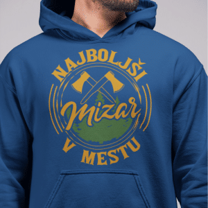 Kapucar Najboljši Mizar v Mestu — detajl natisa