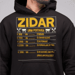 Kapucar Zidar Urna Postavka — tisk na majico