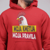 Kapucar Moja Kmetija Moja Pravila — detajl natisa