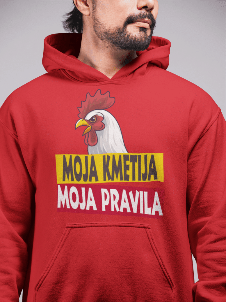 Kapucar Moja Kmetija Moja Pravila — detajl natisa