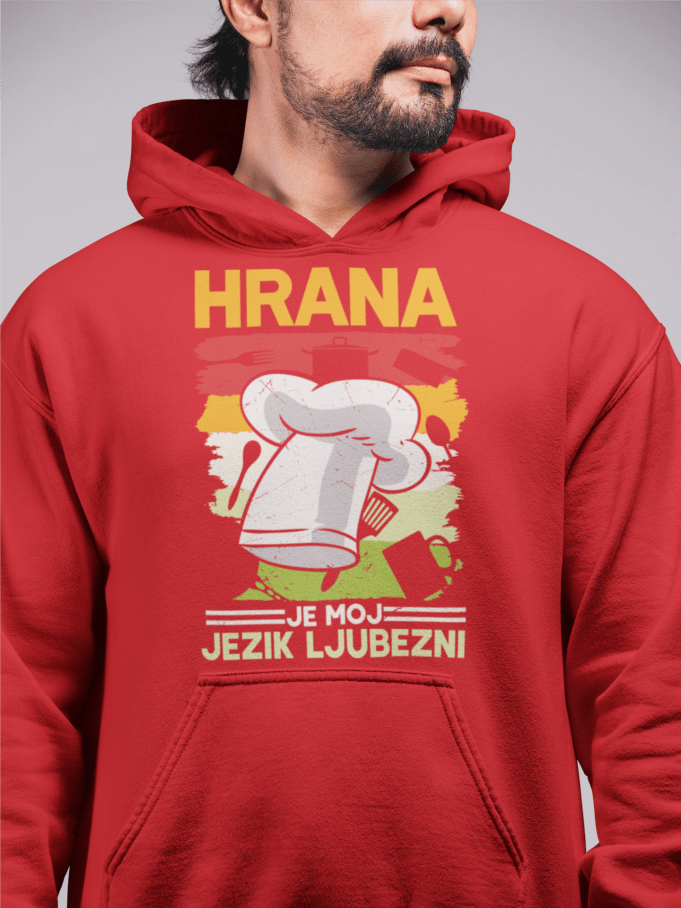 Kapucar Hrana Je Moj Jezik Ljubezni — detajl natisa