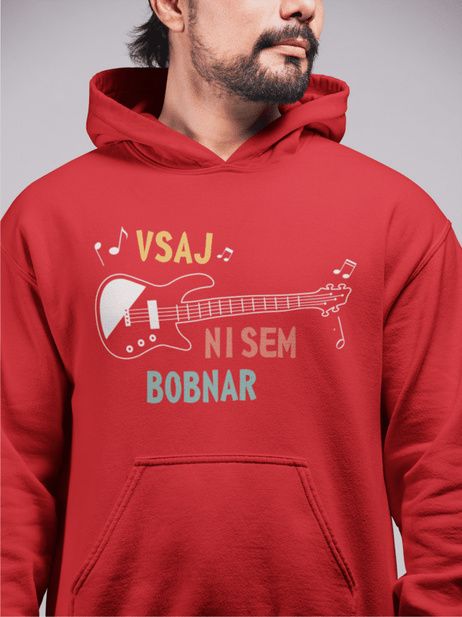 Kapucar Vsaj Nisem Bobnar — detajl natisa