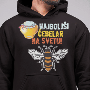 Kapucar Najboljši Čebelar Na Svetu — tisk na majico
