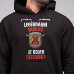 Kapucar Legendarni Varilec Je Rojen Decembra — tisk na majico