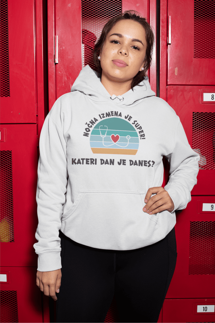 Kapucar Nočna Izmena Je Super — tisk na majico