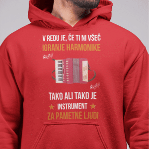 Kapucar Vredu Je, Če Ti Ni Všeč Igranje Harmonike — detajl natisa
