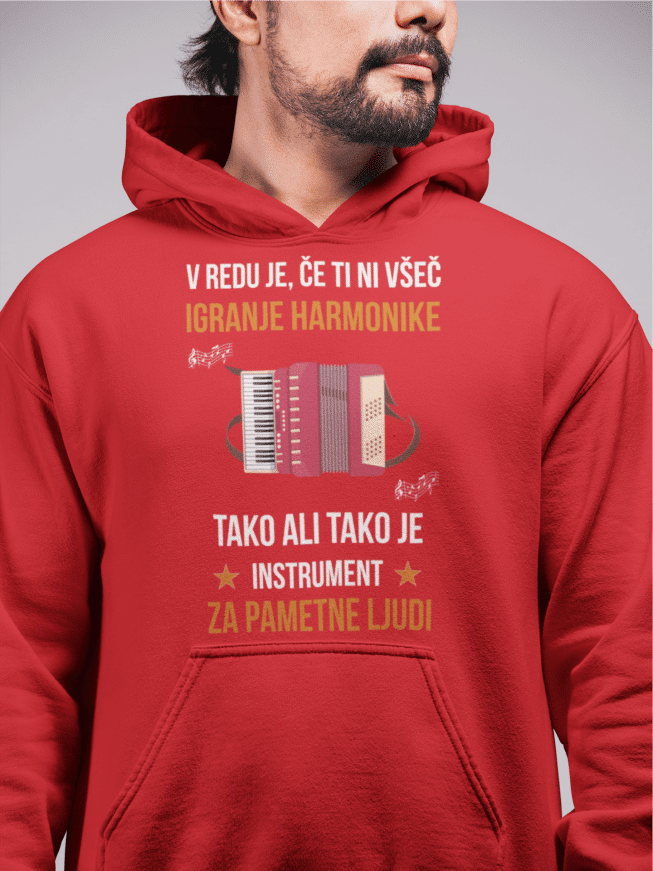 Kapucar Vredu Je, Če Ti Ni Všeč Igranje Harmonike — detajl natisa