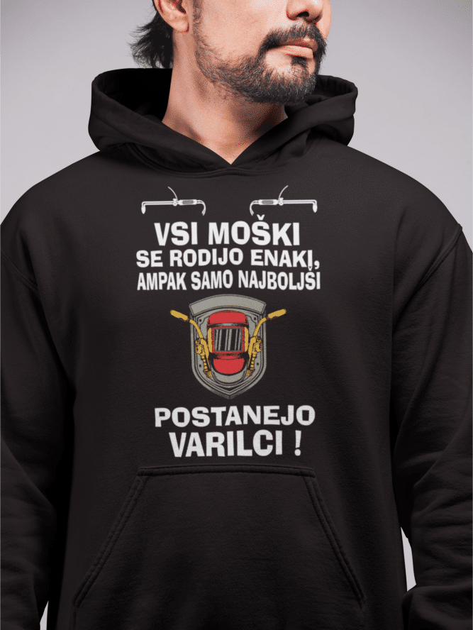 Kapucar Najboljši Postanejo Varilci — tisk na majico