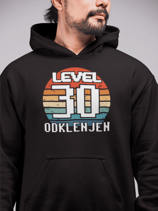 Kapucar Level 30 Odklenjen — tisk na majico