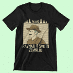 Majica Znamo Ravnati s Svojo Zemljo — tisk na majico