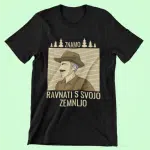 Majica Znamo Ravnati s Svojo Zemljo — tisk na majico