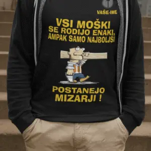 Majica Po Naročilu - Tako Izgleda Najboljši Mizar — detajl natisa