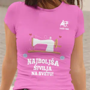 Majica Po Naročilu - Najboljša Šivilja — detajl natisa