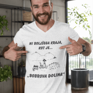 Majica Ni Boljšega Kraja, Kot Je Bobrova Dolina — tisk na majico
