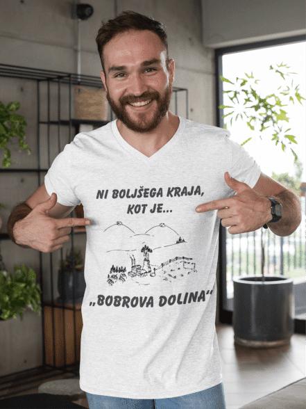 Majica Ni Boljšega Kraja, Kot Je Bobrova Dolina — tisk na majico