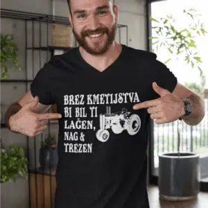 Majica Brez Kmetijstva — tisk na majico