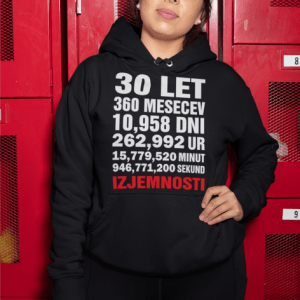 Kapucar 30 Let Izjemnosti — tisk na majico