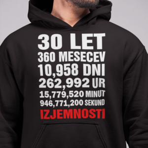 Kapucar 30 Let Izjemnosti — detajl natisa