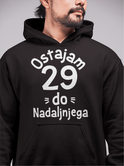 Kapucar Ostajam 29 Do Nadaljnjega — tisk na majico