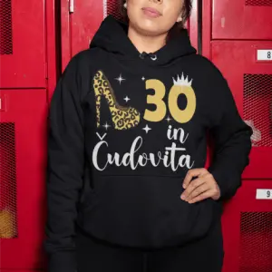 Kapucar 30 In Čudovita — tisk na majico