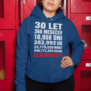 Kapucar 30 Let Izjemnosti — detajl natisa