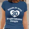 Majica Mlada Po Srcu 30 — detajl natisa