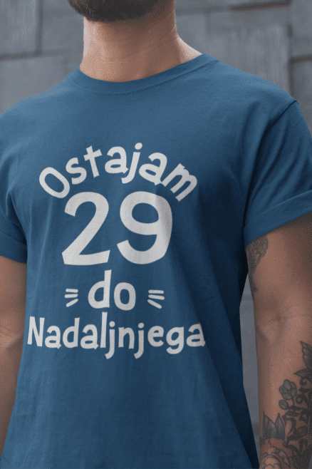 Ostajam [starost po želji] Do Nadaljnjega — detajl natisa