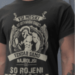 Majica Samo Najboljši So Rojeni Februarja — tisk na majico