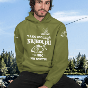 Kapucar Po Naročilu - Ribič — tisk na majico