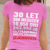 Majica 30 Let Izjemnosti — tisk na majico