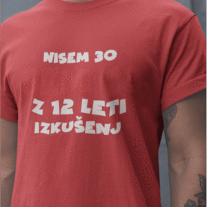 Nisem 30, Sem 18 Z 12 Leti Izkušenj — detajl natisa